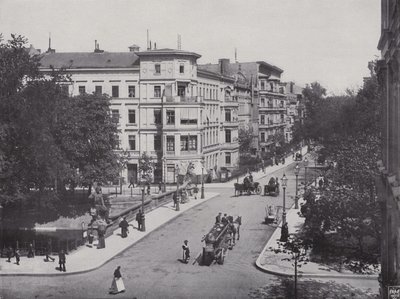 Z Heydt Bridge a Bendler Street (č/b foto) od Photographer German