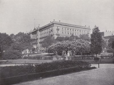 Wilhelms-Platz (černobílá fotografie) od Photographer German