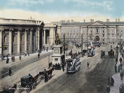 College Green, Dublin (barevná fotografie) od Photographer Irish