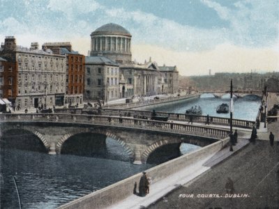 Four Courts, Dublin (barevné foto) od Photographer Irish