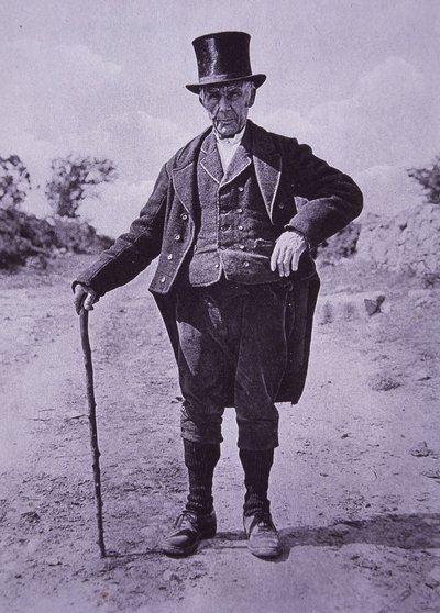 Jižní irský gentleman, cca 1910 (černobílá fotografie) od Photographer Irish