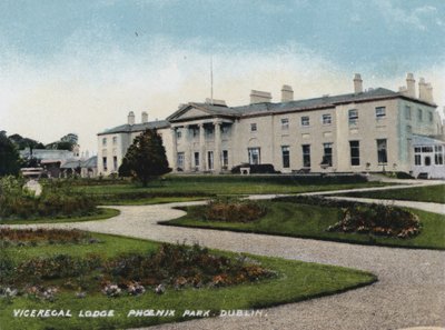 Viceregal Lodge, Phoenix Park, Dublin (barevná fotografie) od Photographer Irish