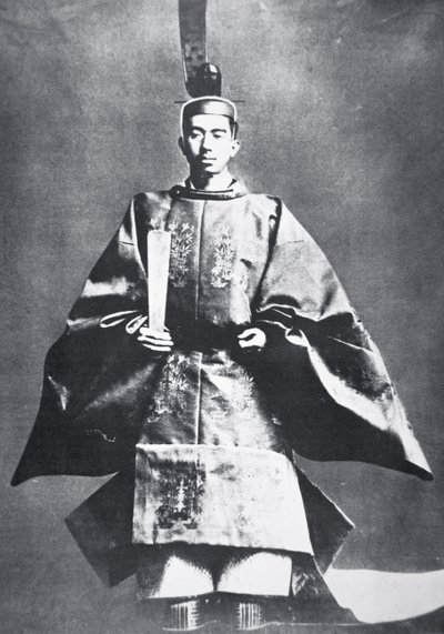 Hirohito, japonský císař při jeho intronizaci od Photographer Japanese