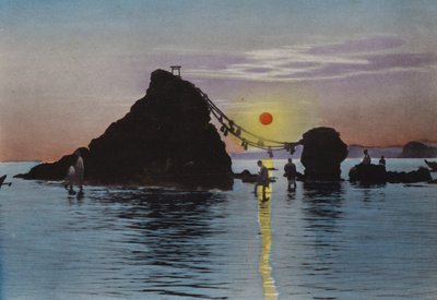 Japonsko, kolem roku 1912: Futamigaura, Ise (foto) od Photographer Japanese