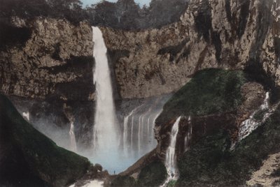 Japonsko, kolem roku 1912: Kegon Fall, Nikko (foto) od Photographer Japanese