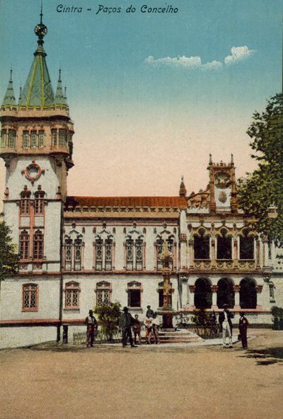 Cintra/Sintra: Pacos do Concelho (barevné foto) od Photographer Portuguese