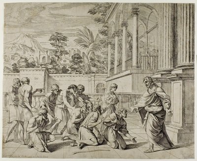 Josefa a jeho bratří od Pier Francesco Mola