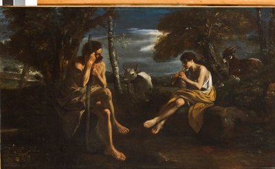 Mercury Uspání Arguse, kolem 1645-55 od Pier Francesco Mola