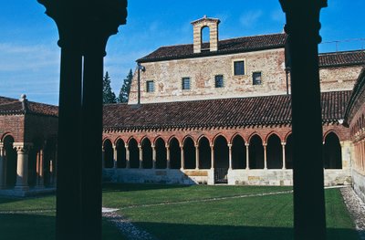 Klášter, bazilika St Zeno (nebo San Zeno Maggiore a San Zenone), Verona (Seznam světového dědictví UNESCO, 2000), Veneto, Itálie od Blaise Nicolas Le Sueur