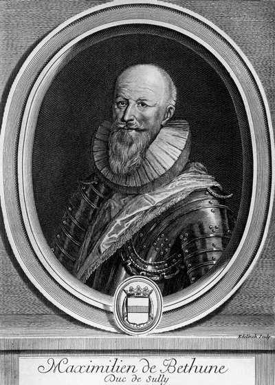 Portrét Maximiliena de Bethune od Blaise Nicolas Le Sueur