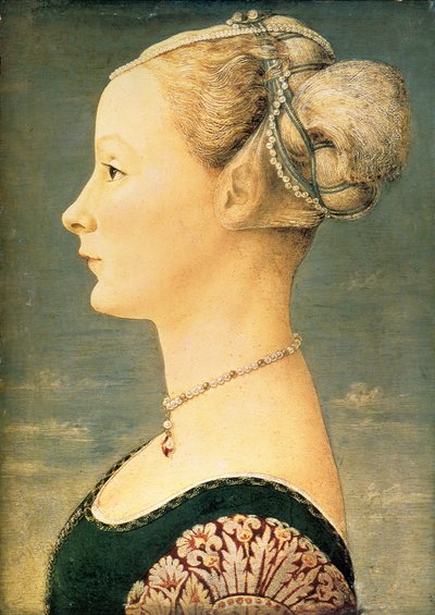 Portrét ženy, druhá polovina 15. století. od Piero del Pollaiuolo