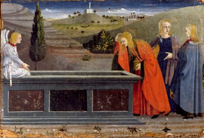 Polyptych Misericordia: Tři Marie od Piero della (school of) Francesca