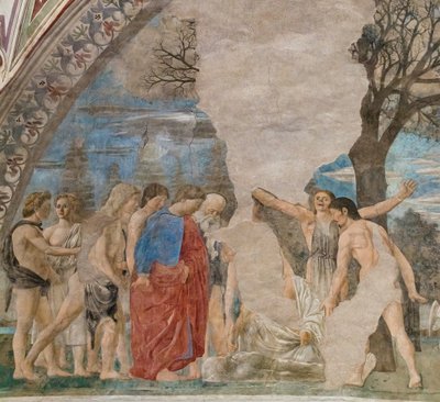 Adamova smrt (detail) od Piero della Francesca