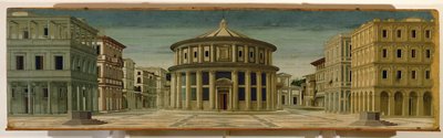 Ideální město, nazvané Boží město (obraz) od Piero della Francesca