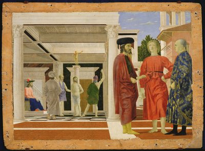 The Flagellation of Christ, c.1463-4 (tempera na panelu) od Piero della Francesca