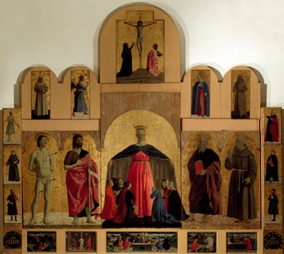 detail oltářního obrazu Misericordia od Piero della Francesca