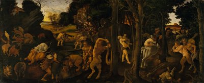 Lovecká scéna, ca. 1494-1500. od Piero di Cosimo