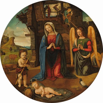 Narození s dítětem svatým Janem, c. 14951505. od Piero di Cosimo