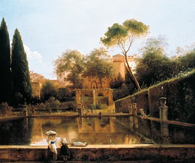 Pohled do zahrad vily d