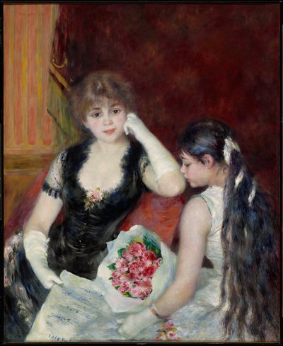 Lóže v divadle (na koncertě) od Pierre-Auguste Renoir