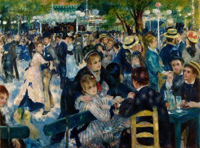 Tanec v Le Moulin de la Galette od Pierre-Auguste Renoir