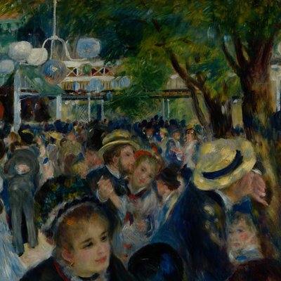 Galetní mlýnská koule od Pierre-Auguste Renoir