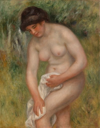 Koupání se suší (Baigneuse s'essuyant) od Pierre-Auguste Renoir