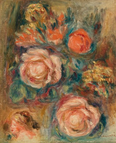 Kytice růží (Bouquet de roses) od Pierre-Auguste Renoir