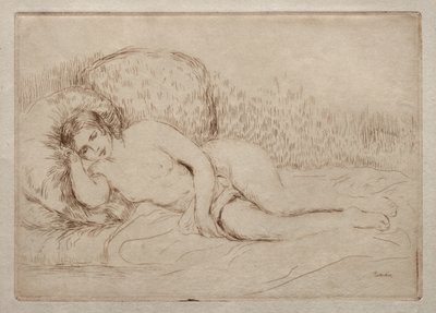 Nahá žena leží od Pierre-Auguste Renoir