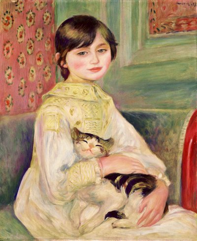 Julie Manet, známá také jako Kočičí dítě od Pierre-Auguste Renoir