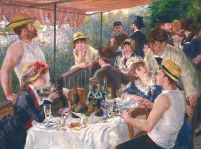 Oběd vodácké party od Pierre-Auguste Renoir