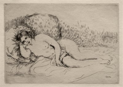 Nahá žena ležící od Pierre-Auguste Renoir