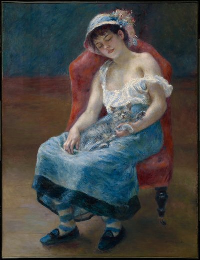 Spící dívka od Pierre-Auguste Renoir