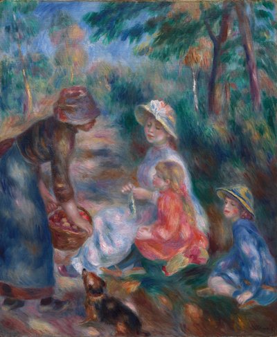 Prodejce Apple od Pierre-Auguste Renoir