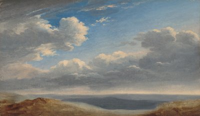 Studie mraků nad římskou Campagna od Pierre-Henri de Valenciennes