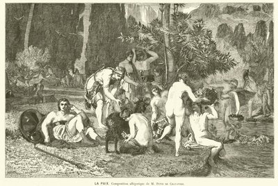 Závěsný od Pierre (after) Puvis de Chavannes