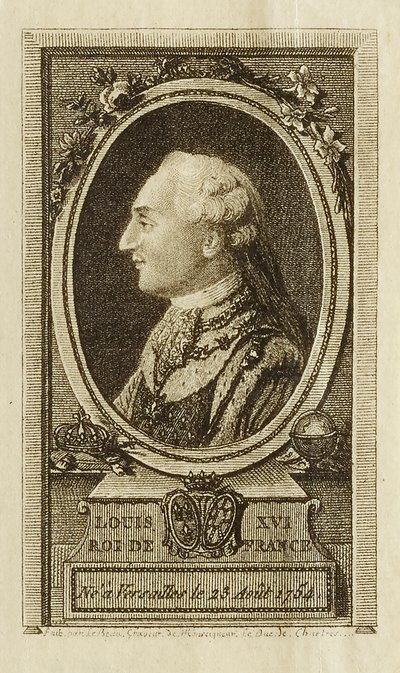 Ludvík XVI. - francouzský král od Pierre Adrien Le Beau