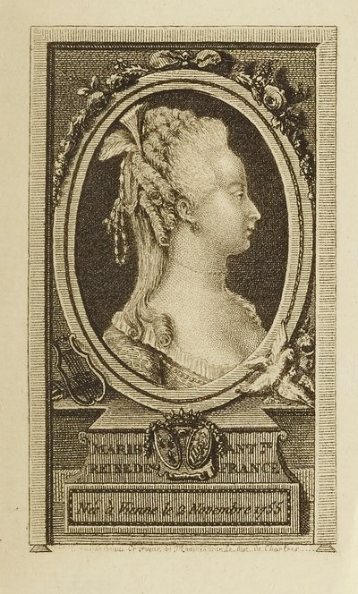 Marie Antoinetta, královna od Pierre Adrien Le Beau
