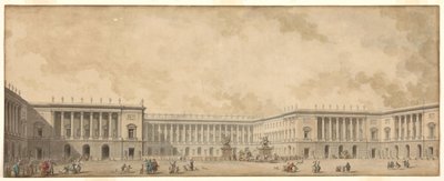 První projekt rekonstrukce paláce ve Versailles předložený králi Ludvíku XVI. 1785. od Pierre Adrien Paris