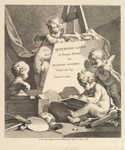 Frontispis, 1727-60. od Pierre Alexandre Aveline