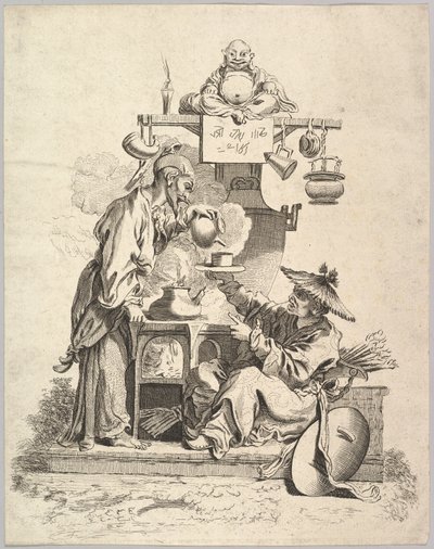 Oheň, ca. 1740. od Pierre Alexandre Aveline