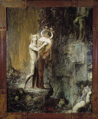 Orphee aux Hell Ilustrace k opeře „“ Orfeo““ od Monteverdiho od Pierre Amedee Marcel Beronneau