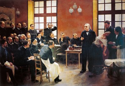 Klinická lekce s doktorem Charcotem v Salpetriere od Pierre Andre Brouillet