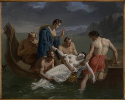 Smrt Sapfó od Pierre Antoine Augustin Vafflard