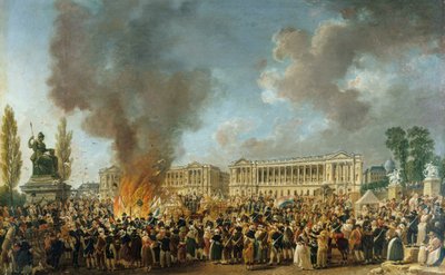 Festival jednoty a nedělitelnosti 10. srpna 1793. od Pierre Antoine Demachy