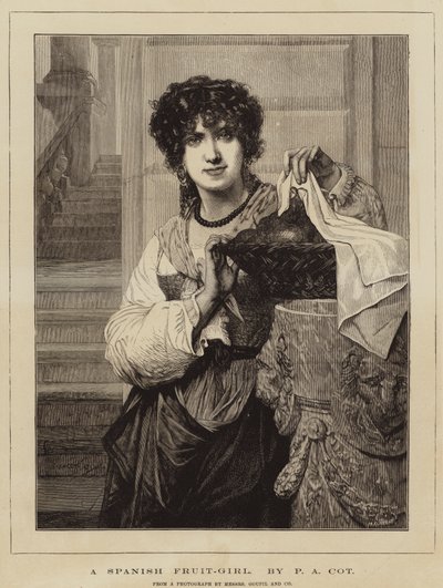 Španělská ovocná dívka od Pierre Auguste Cot