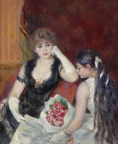 Box v divadle od Pierre Auguste Renoir
