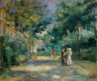 Zahrada na Montmartru, 1890-1899 od Pierre Auguste Renoir