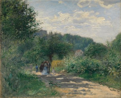 Silnice v Louveciennes, ca. 1870. od Pierre-Auguste Renoir