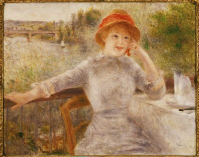 Alphonsine Fournaise (olej na plátně) od Pierre Auguste Renoir